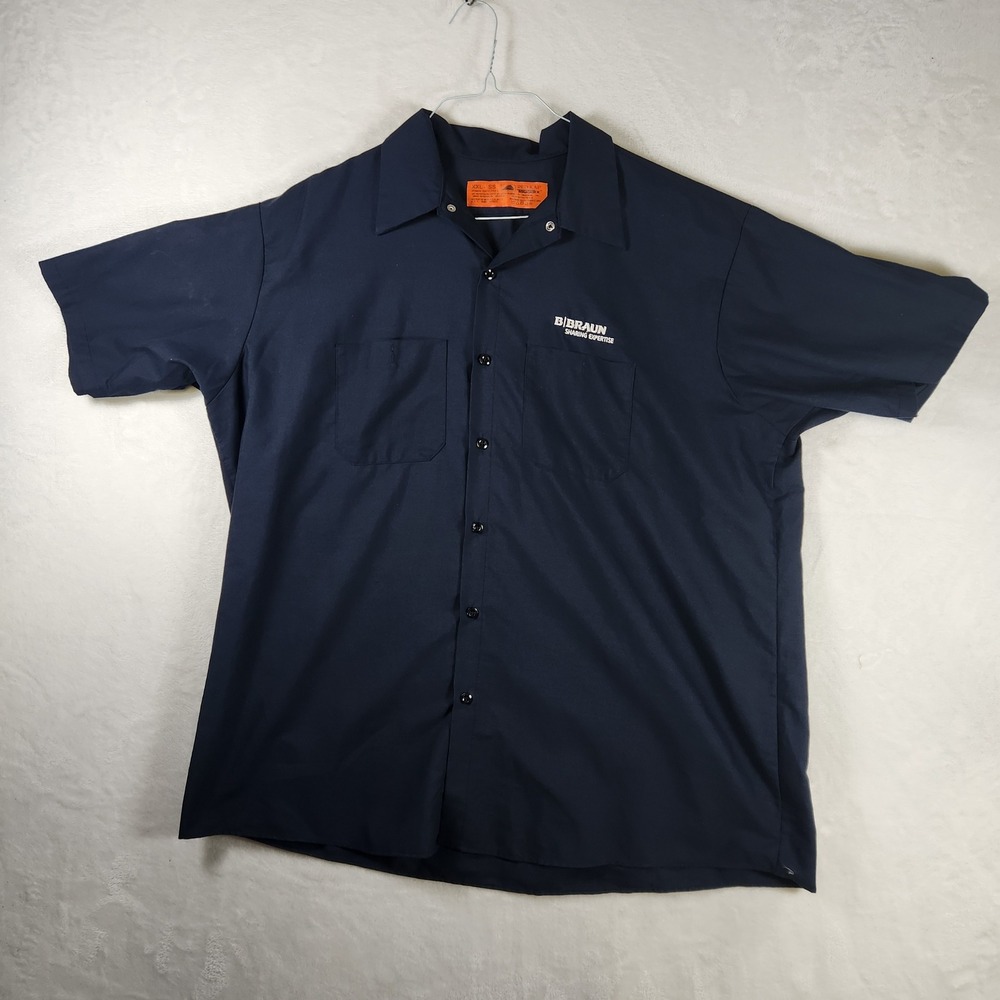 Red Kap B|Braun Sharing Expertise Work Shirt‎ XXL Short Sleeve
